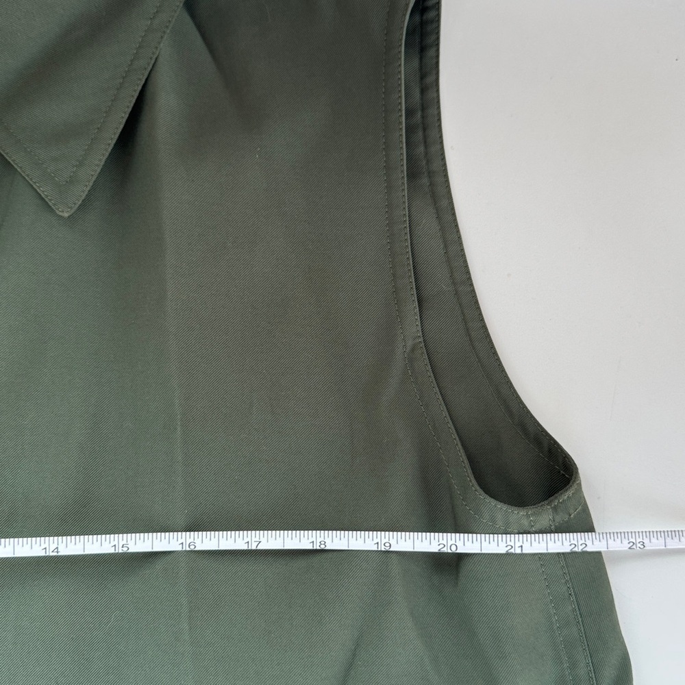 Cos Sleeveless Trench Coat Size M - Picture 11 of 12